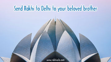 Rakhi to Delhi to your beloved brother